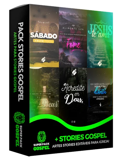 Kit de Stories Gospel Photoshop