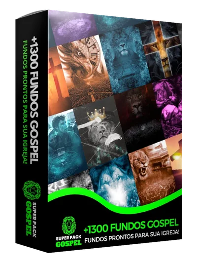 Pack de +1300 Fundos Gospel